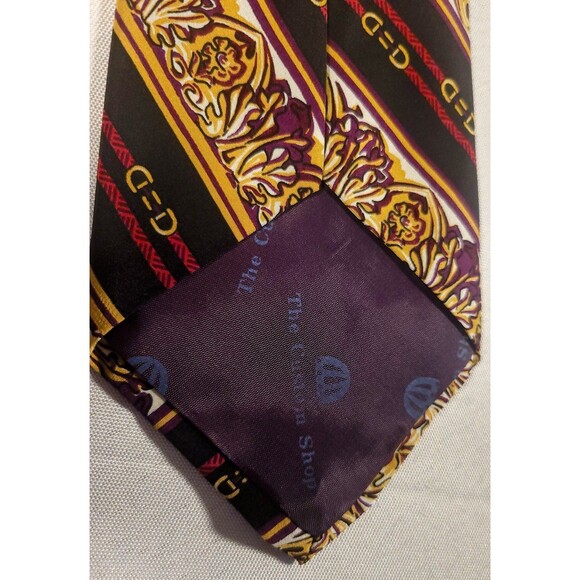 Classic The Custom Shop Silk Tie - Baroque Pattern - Picture 6 of 6